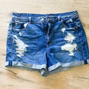 American Eagle Denim High Waisted Shorts